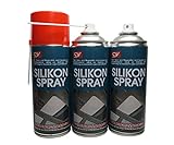SDV Chemie Silikonspray Spray 3X 450ml Siliconspray Kunststoff- und...