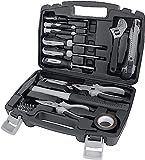 Amazon Basics - Werkzeug-Set für den Haushalt, Stahllegierung, 32...