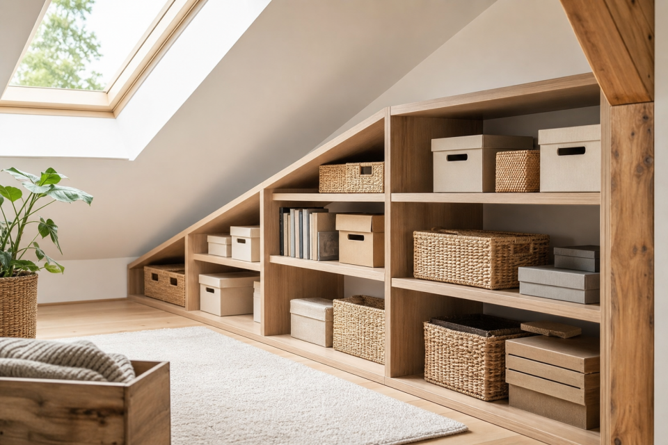 kniestockregal selbst bauen - Kniestockregal selbst bauen – praktische Anleitung für mehr Stauraum unter der Dachschräge