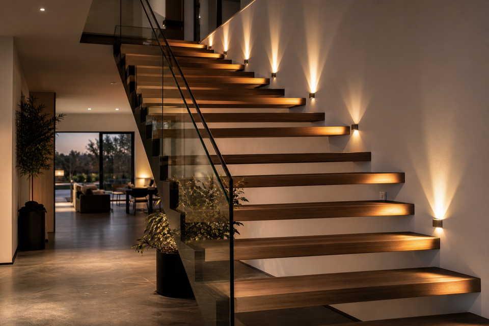 treppenbeleuchtung offene treppe - Treppenbeleuchtung für offene Treppen: Mehr Sicherheit und Stil in Ihrem Zuhause